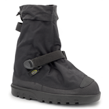 Black Voyager 3XL all-season shoe cover with adjustable strap and durable sole, designed for over-shoe protection