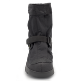 Black Voyager 3XL all-season shoe cover with adjustable strap and durable, non-insulated fabric design