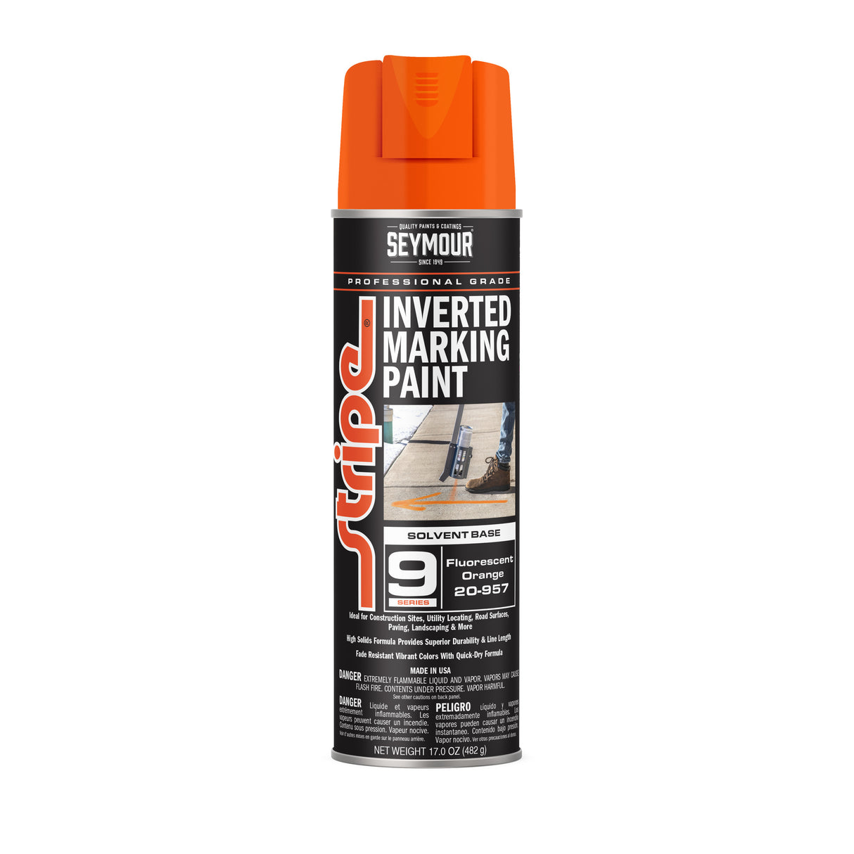 PEINTURE INVERSÉ ORANGE FLUO SEYMOUR  20-957