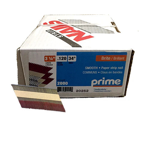 CLOUS 3-1/4" 30-34° DEGRÉ prime 20252