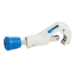 Lenox tubing cutter with four-roll guide system, blue adjustment knob, for cutting copper tubes 1/8 to 1 3/4 inch