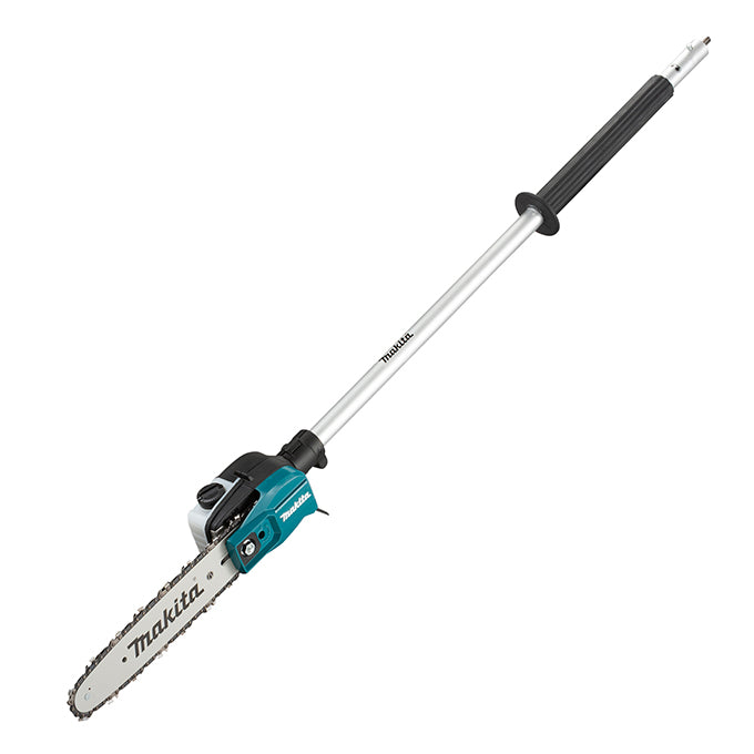 10-inch pole saw attachment for Makita EX2650LH and HXU03ZX2, quick-release install system for tree pruning