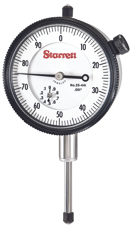 STARRETT DIAL INDICATOR 0-100 0.001 CM. 25-441J