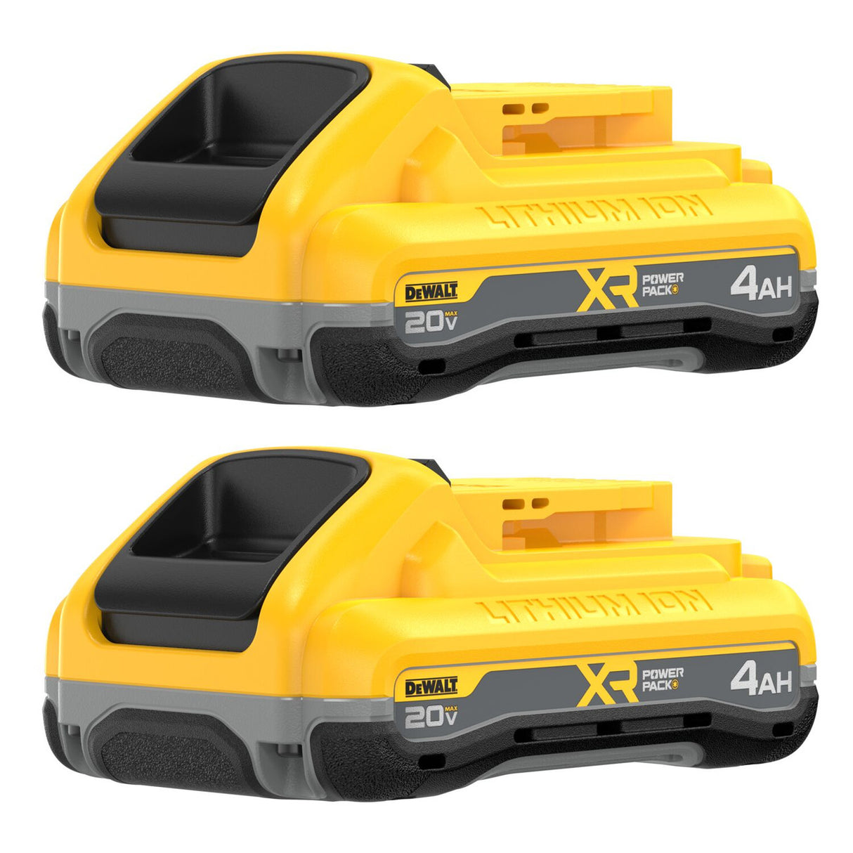 PAQUET DE 2 BATTERIES POWERPACK 4AH DEWALT DCB2104-2