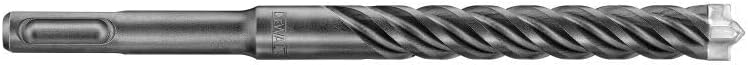 Dewalt DW5529 SDS Plus drill bit 9.5mm x 203mm with four-flute design and extended carbide tip for concrete drilling