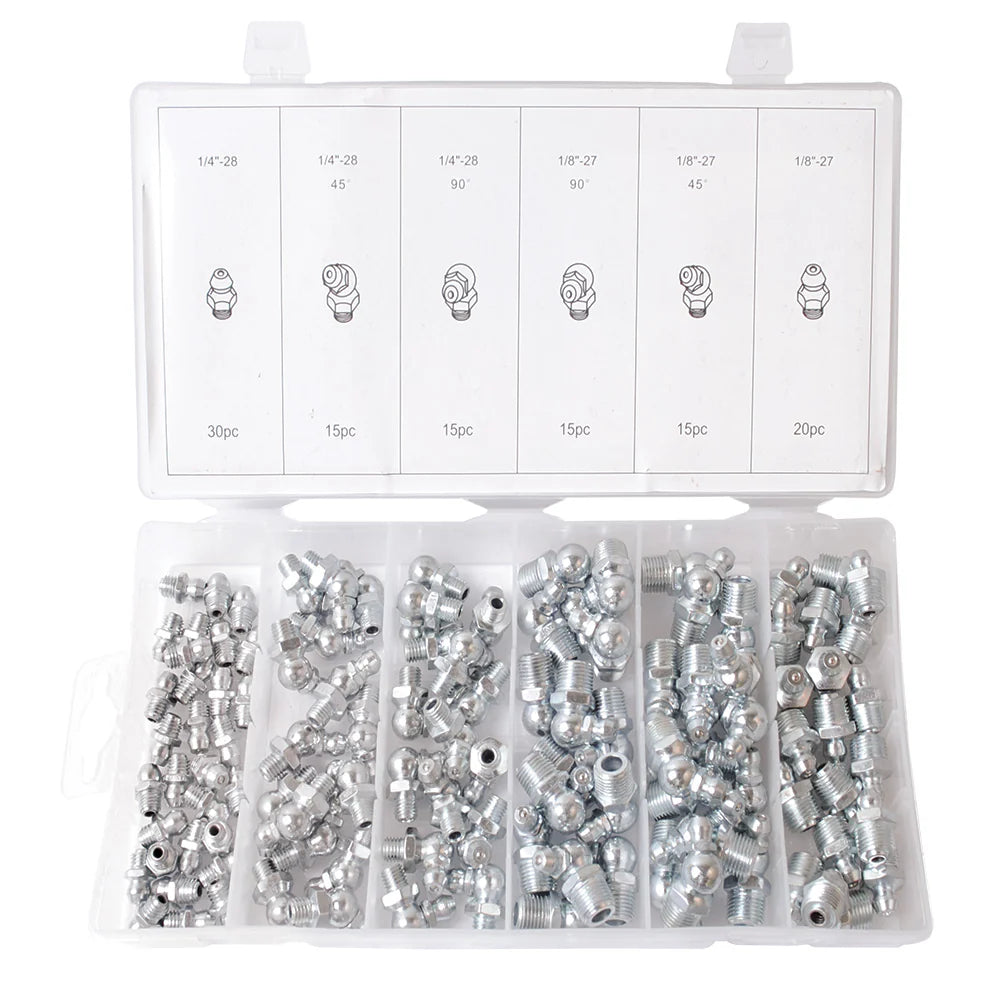 JEU D'EMBOUTS A GRAISSER SAE 110 PIECES BRABER 67.100.110