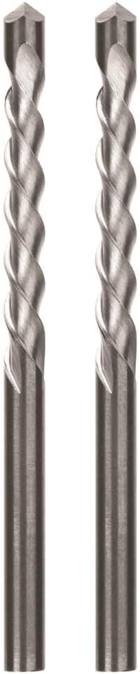 Two 1/4 inch shank spiral cutting bits with Pilot Point tips for precise drywall and electrical box cuts