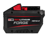 Milwaukee M18 REDLITHIUM FORGE HD12.0 18V 12Ah battery with fast cooling and 35-minute rapid charge to 80%