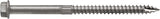Structural 1/4 x 3-1/2 inch wood screw with 2-1/4 inch thread length, pack of 25 strongtie screws