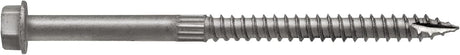 Structural 1/4 x 3-1/2 inch wood screw with 2-1/4 inch thread length, pack of 25 strongtie screws