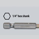 ENSEMBLE DE MÈCHES HSS-TIN SHANK HEX 5 PIÈCES D-35318