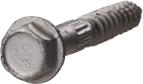 Structural 1/4 x 3-1/2 inch wood screw with 2-1/4 inch threaded length, galvanized finish, pack of 25 units