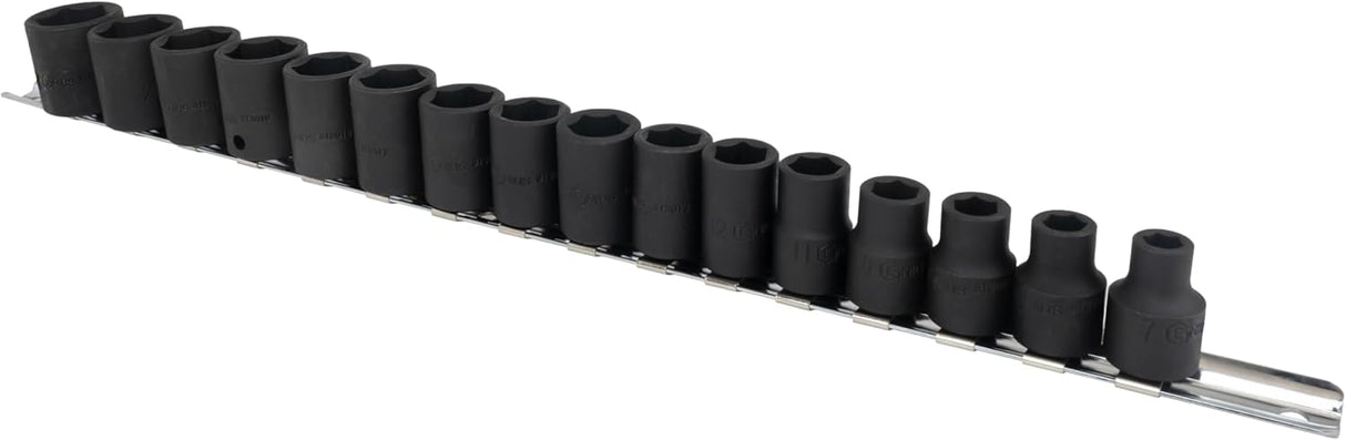 JEU DE DOUILLES IMPACT 3/8'' 16 PIECES GENIUS TF-316M