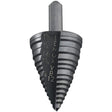 Lenox VARI-BIT step drill bit 7/8 to 1-3/8 inch with patented two-flute design for clean, fast holes