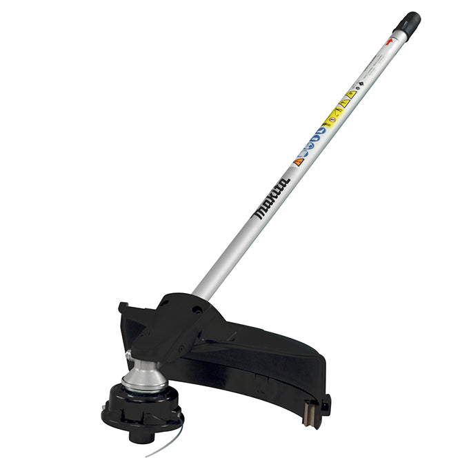 13-inch Makita EM400MP grass cutter attachment with quick-release mount and straight tube design for professional use