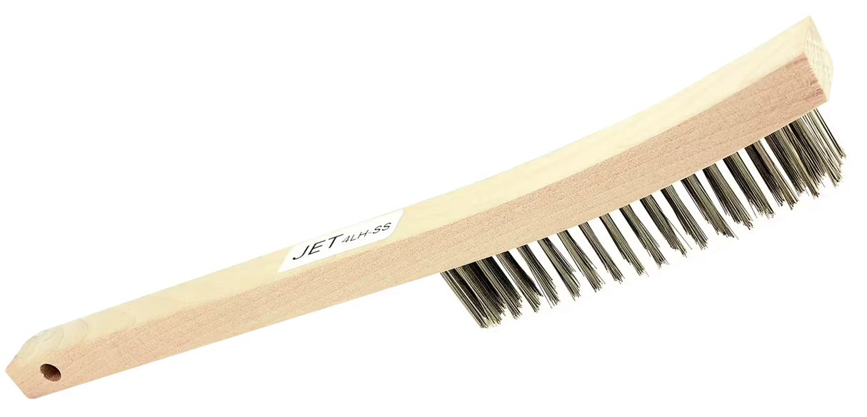 LONG HANDLE STEEL BRUSH 4 X 19 SS 551112