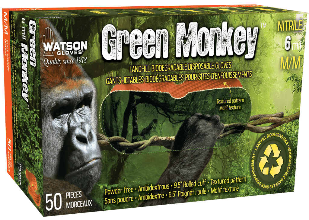 GANTS GREEN MONKEY BIO 6MM T-GRAND (50PCS)