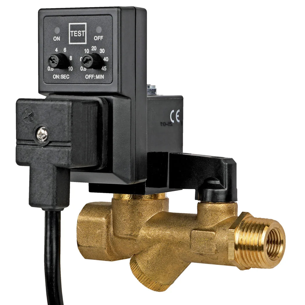 PURGEUR AUTO. ÉLECTRONIQUE COMPACT 1/4(F)NPT MAXDRAIN
