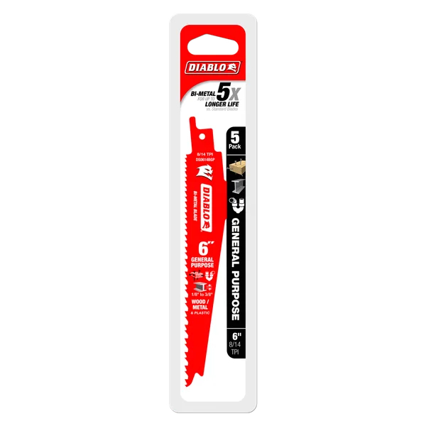 LAMES ALTERNATIVES 8/14 TPI USAGE GEN. (5 PACK) DS0614BGP5C
