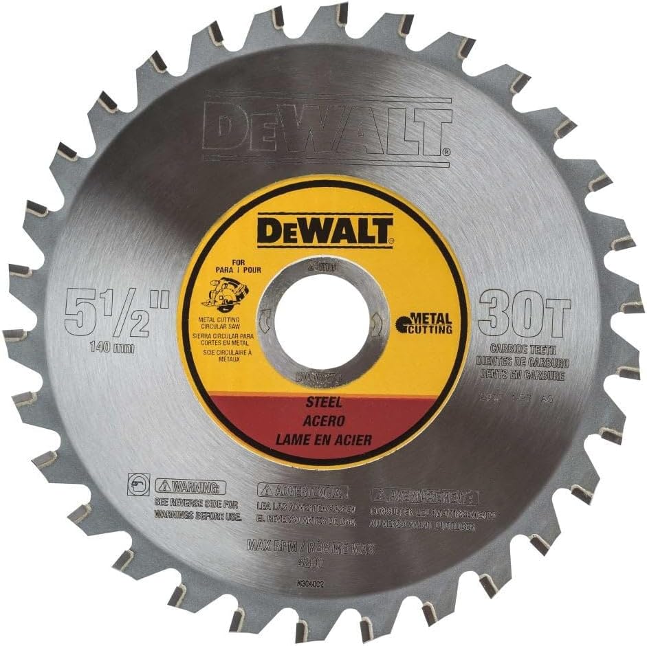 LAME DE SCIE CIRCULAIRE POUR METAUX 5-1/2 DEWALT DWA7770