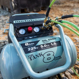 8 GALLON 225 PSI THE TANK METABO HPT EC1315SM COMPRESSOR
