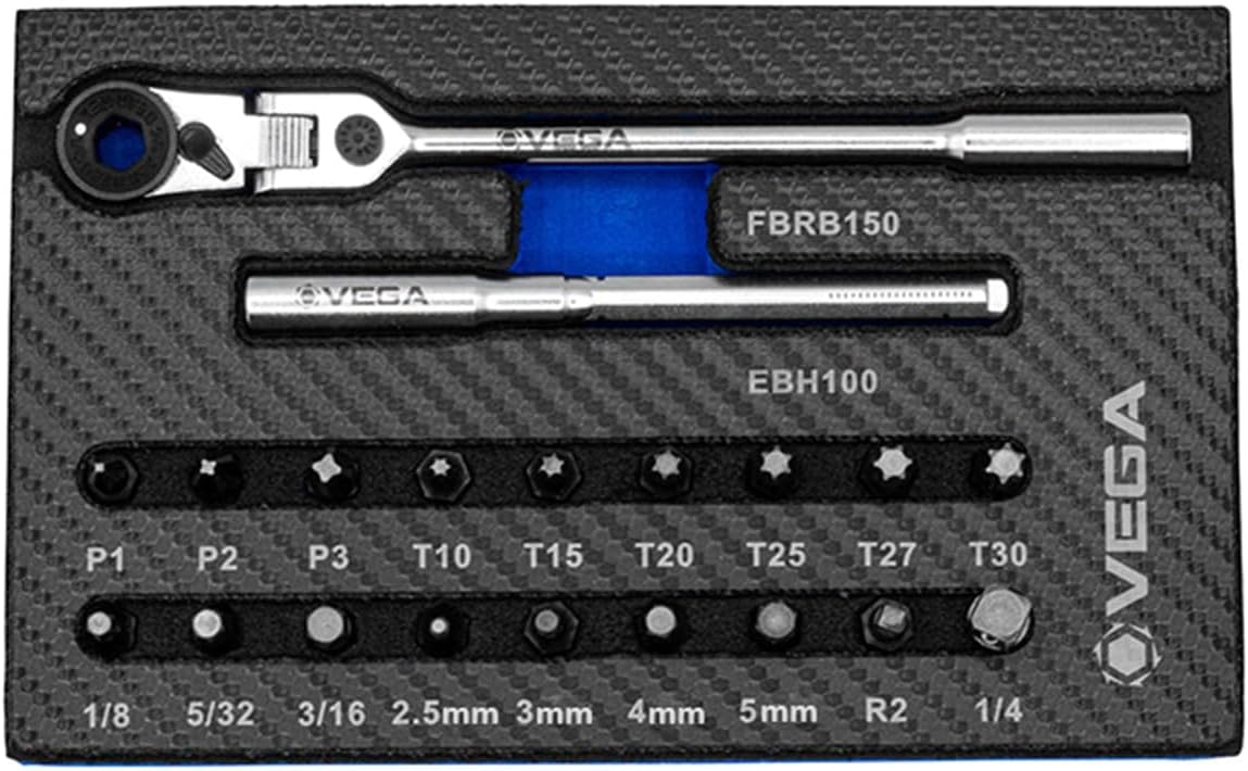 JEU D'EMBOUTS ET CLIQUET – 20 PIÈCES VEGA FBRE20