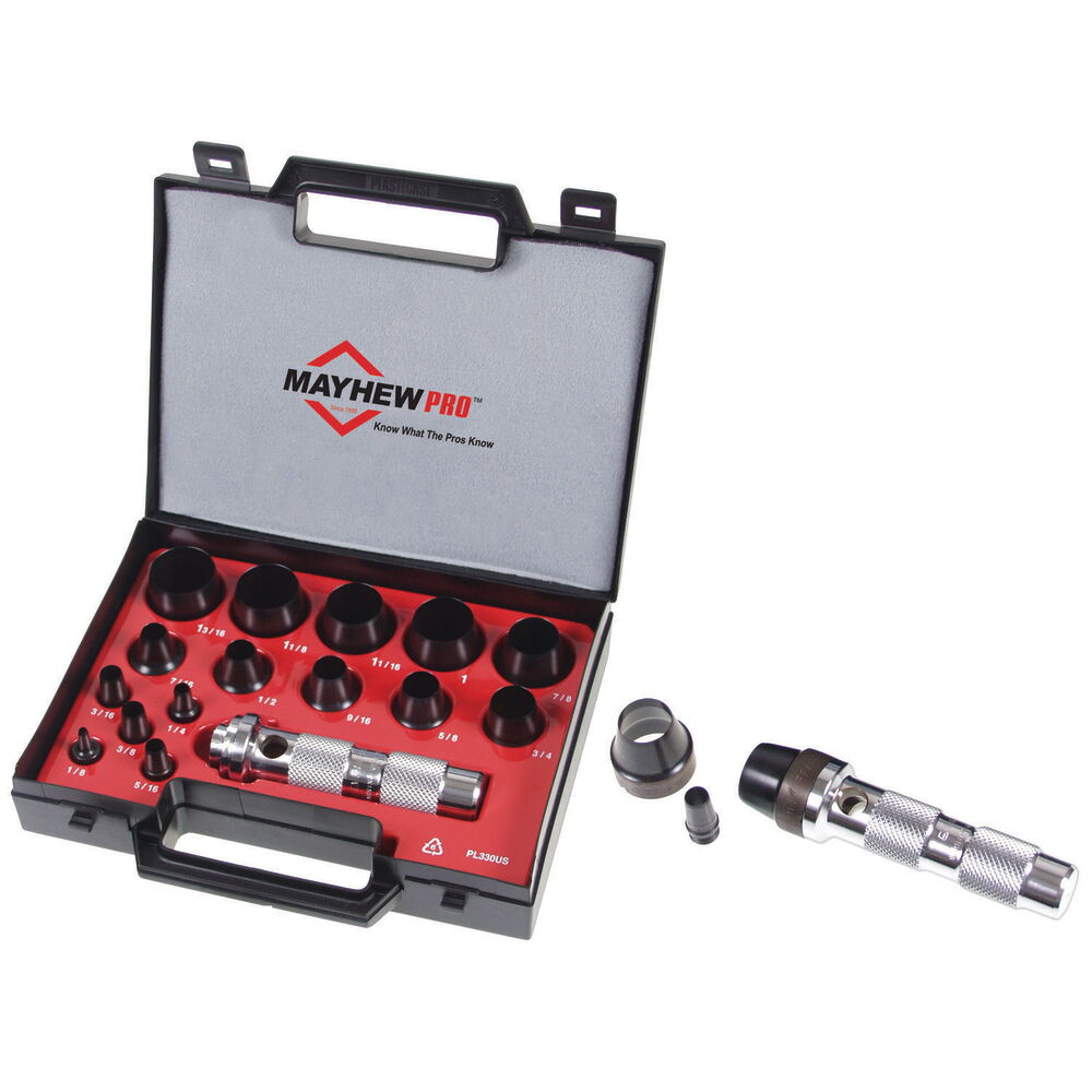 JEU DE POINÇONS CREUX 16PCS MAYHEW 66000