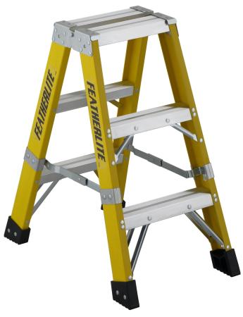 3' FEATHERLITE 6603 DOUBLE-SIDED STEP LADDER