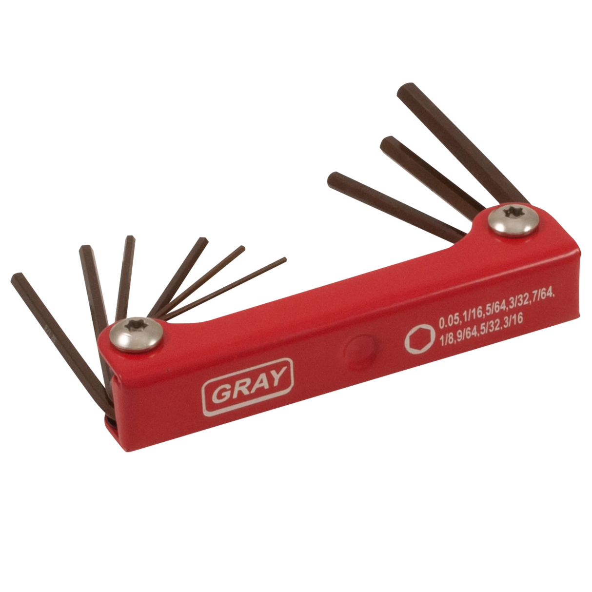 KIT CLE HEX. SAE 9PCS COURT GRAY 69958