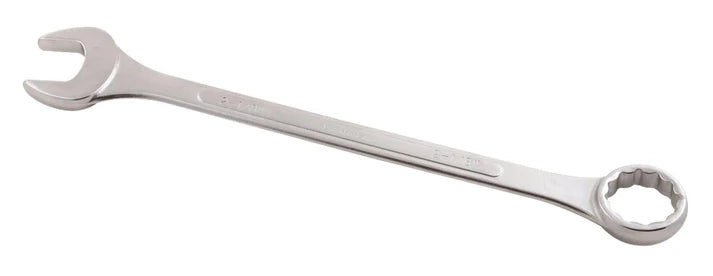 2-1/8 inch super giant combination wrench made of chrome-molybdenum alloy steel with lifetime warranty and durable finish