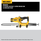 PISTOLET GRAISSEUR SANS FIL 10,000 PSI DEWALT DCGG581B (OUTIL SEUL)