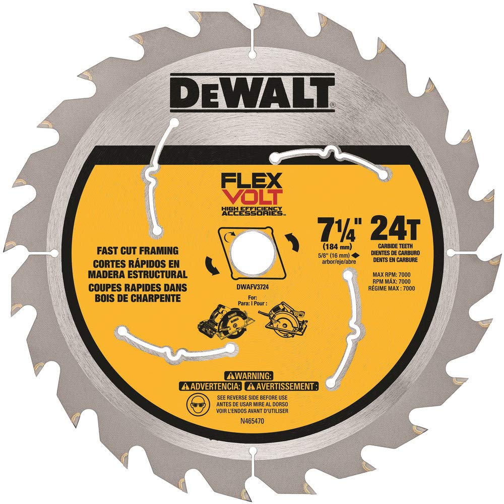 SAW BLADE 7-1/4 FLEXVOLT 24 TEETH