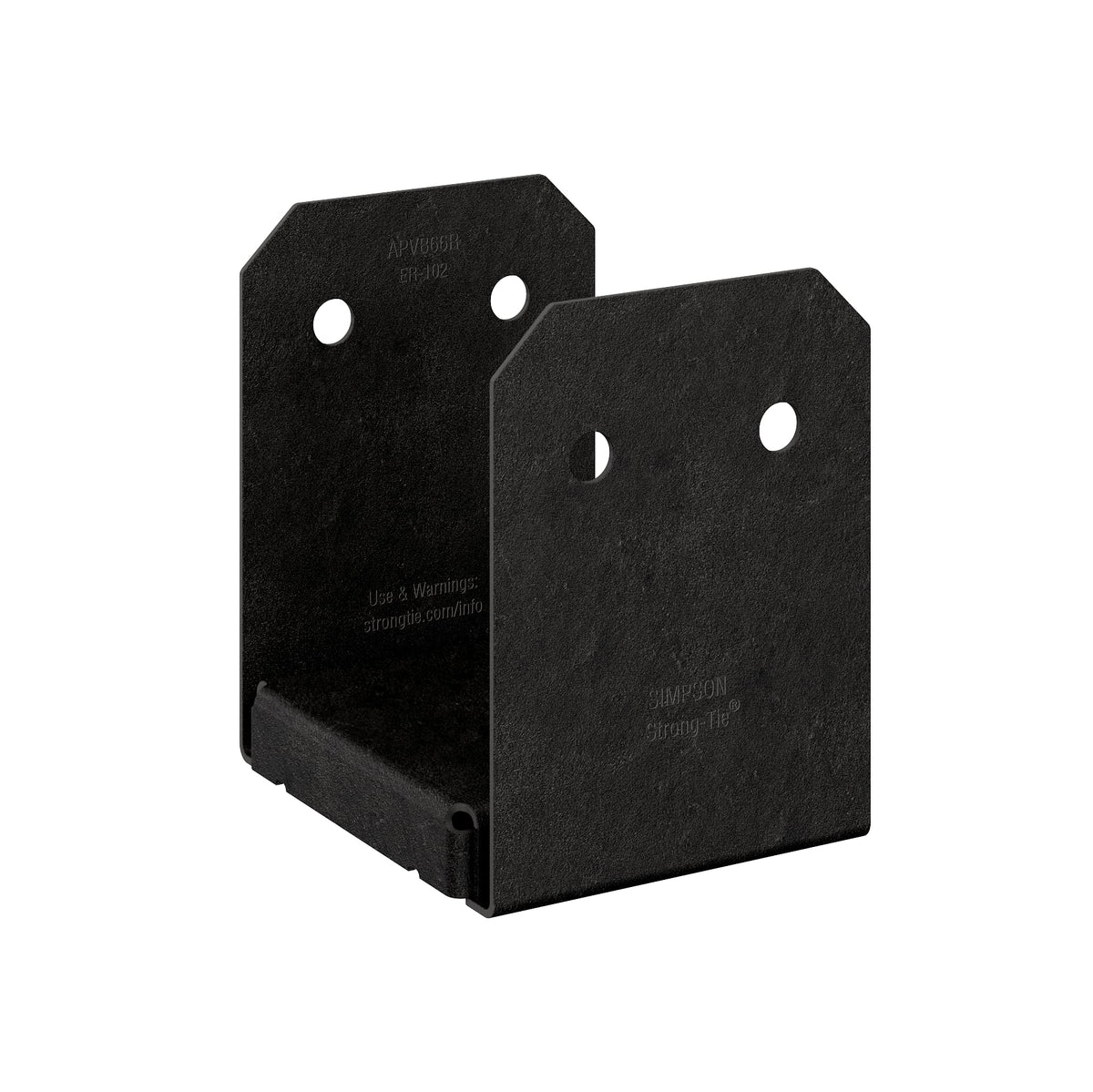 BASE RÉGLABLE POUR POTEAU DE 6X6 RUGUEUSE APVB66 Simpson Strong-Tie