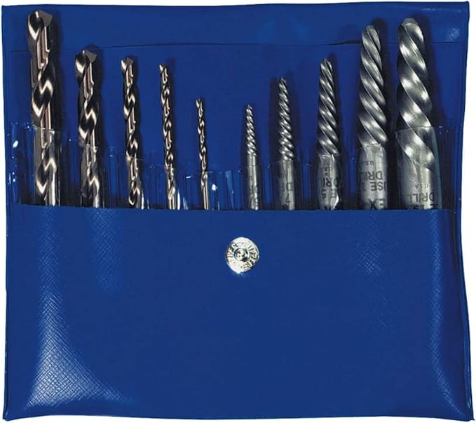 ENSEMBLE EXTRACTEURS & MECHE COBALT 10 PIÈCES IRWIN 11118