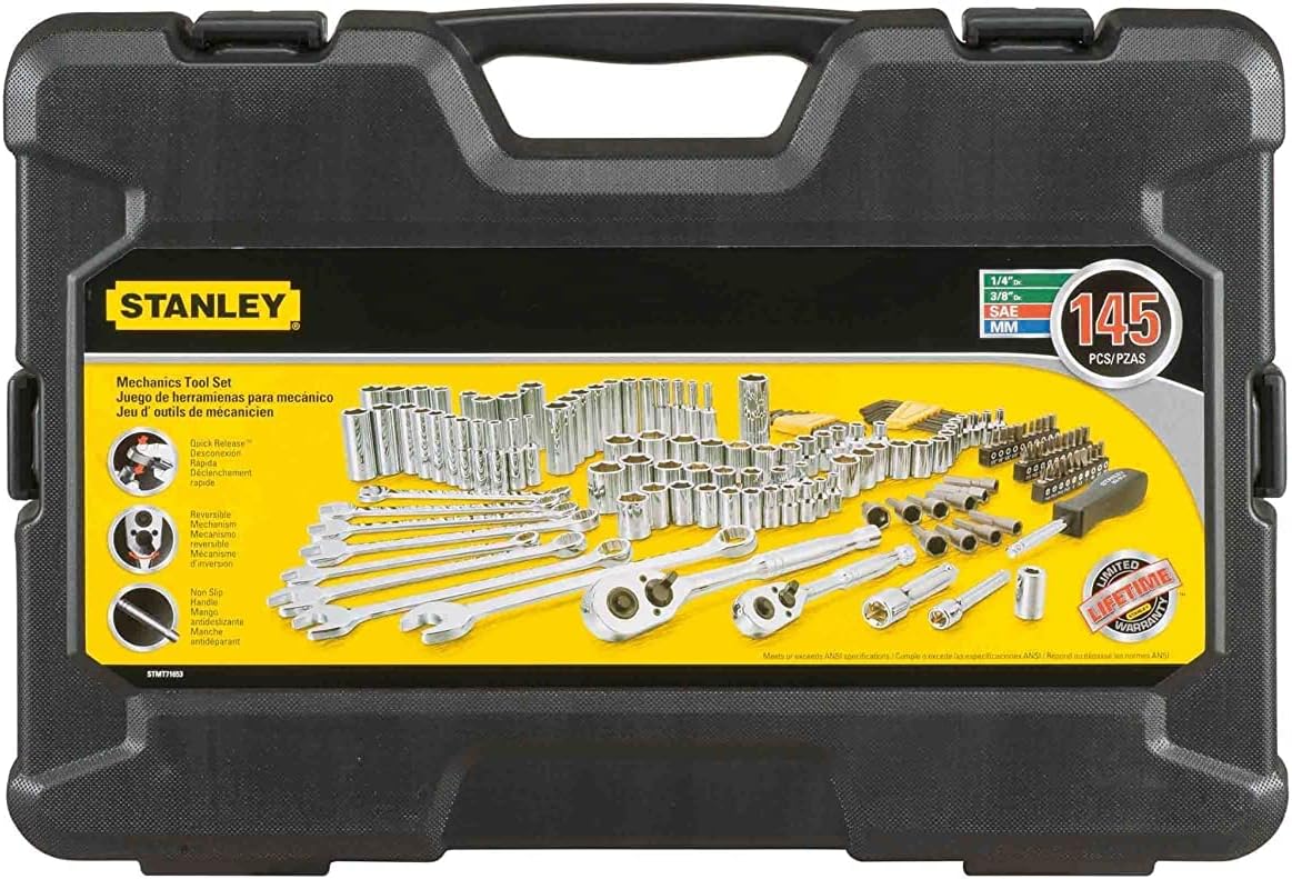 JEU DE DOUILLES STANLEY 145 PIÈCES STMT71653