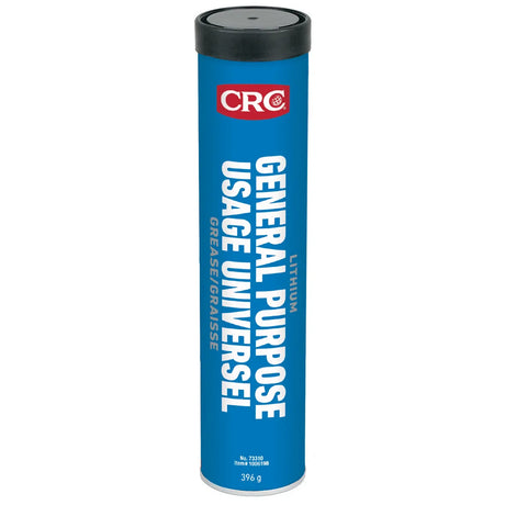 396g tube of CRC general purpose lithium grease with high-purity formula for durable all-weather lubrication
