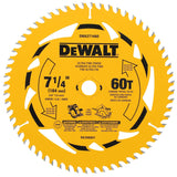 LAME DE SCIE 7-1/4 60 DENTS DEWALT DWA271460