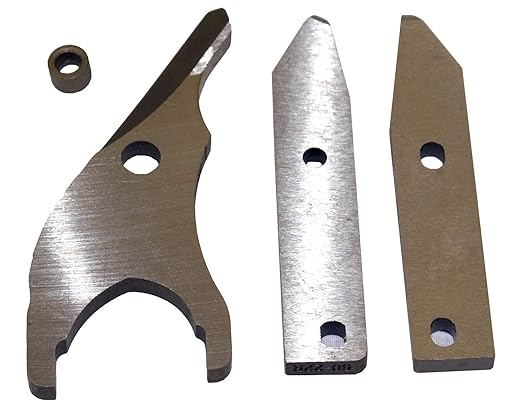 Replacement blade kit for Kett double-cut shears, includes four 18-gauge steel blades for precision cutting tasks