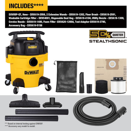 BALAYEUSE 5 GAL. DEWALT DXV05PQT