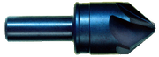 1-inch 82-degree 6-flute deburring and chamfering milling cutter by M.A. Ford, 2-3/4 inch length