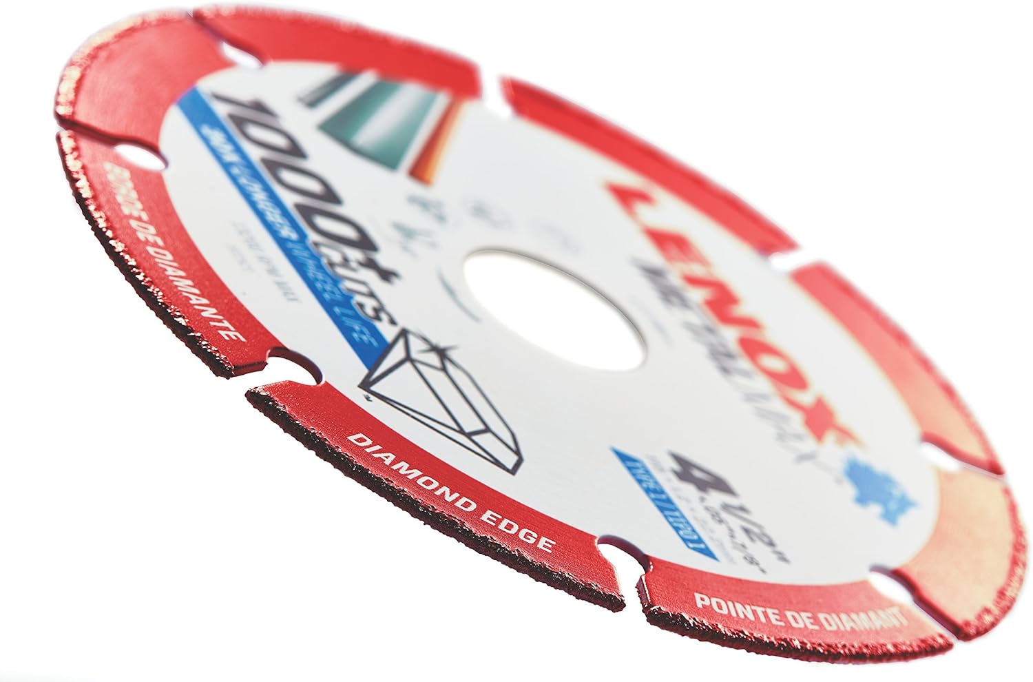 5-inch LENOX LAME METAL MAX diamond edge cutting disc with long-lasting durability and high-performance design