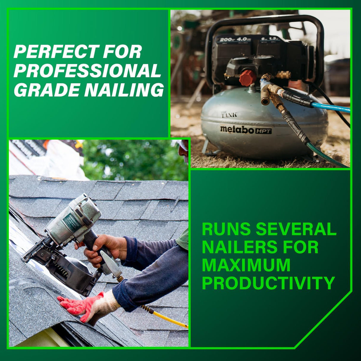 6 GALLON THE TANK OIL-FREE COMPRESSOR EC914SM