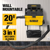 ASPIRATEUR MURALE 6 GAL. DEWALT DXV06G