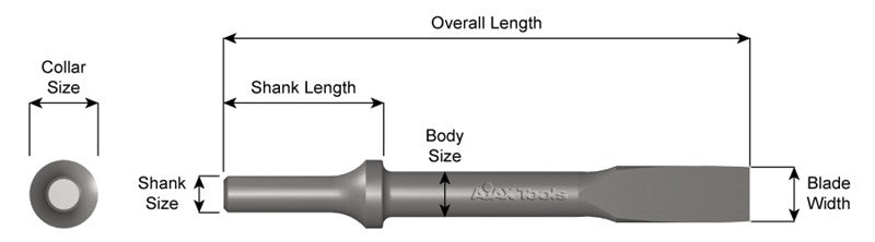 Chiseling Rivet RIVET CHISEL 5/8 X 5-3/4