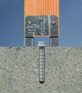 1/2" X 8" HEAVY DUTY GALVANIZED SCREW ANCHOR (20 PER BOX)