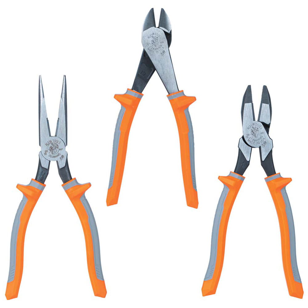 SET OF 3 KLEIN 9420R INSULATED CLAMPS