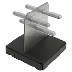 Hidden post base CPT88Z with 10-gauge concealed blade, 12-gauge clearance base, and galvanized pins with washers included