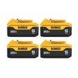 Paquet de 4 batteries 20V. 5AH.