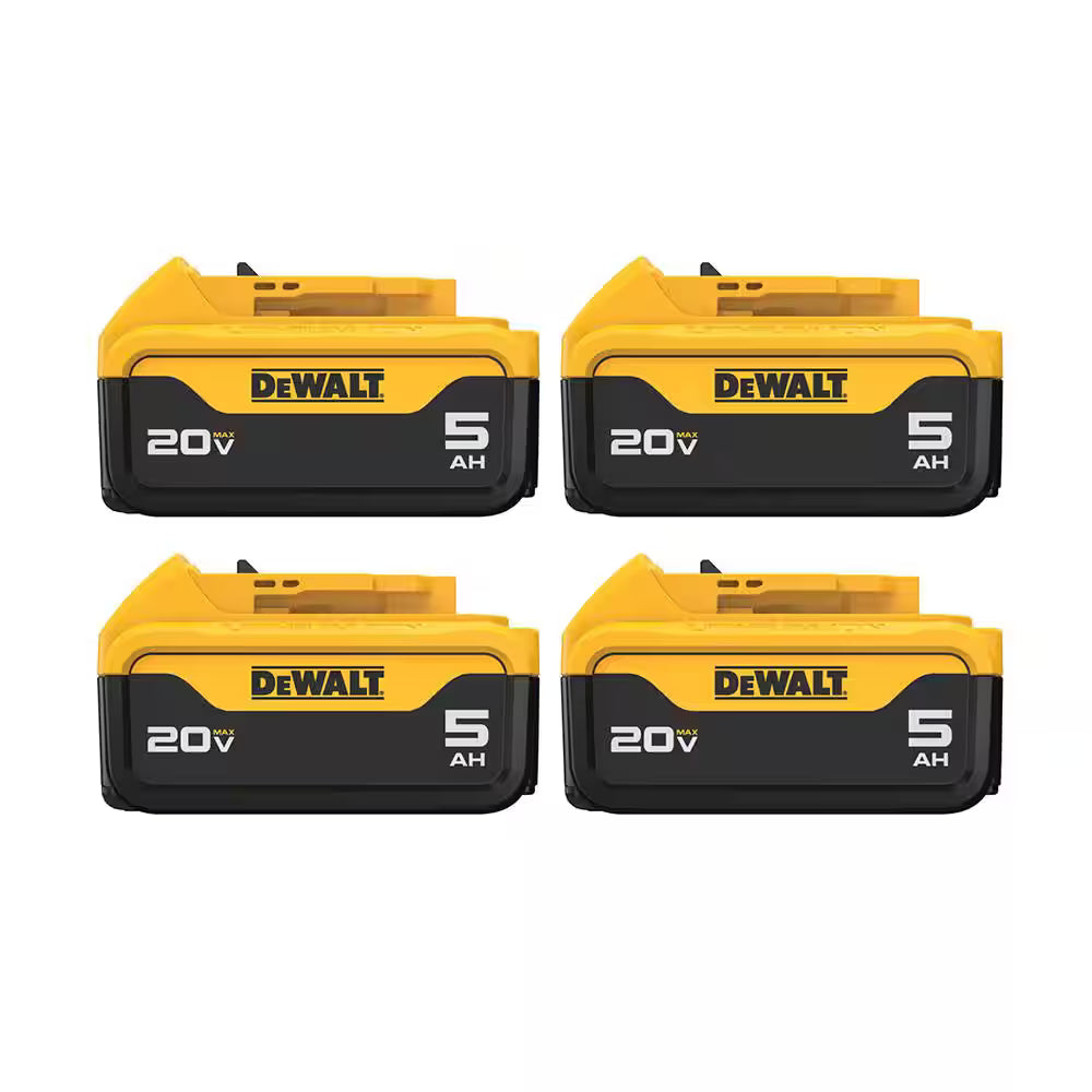 Paquet de 4 batteries 20V. 5AH.