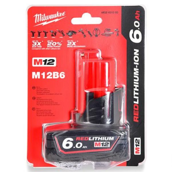 Batterie_Milwaukee_M12_12V_6 Ah